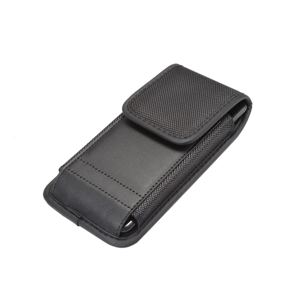 Oxford Tuch Nylon Universal Clip Hängen Gürteltasche Kartenhalter Beutel Männer Handytasche Für 5.5-6.3inch Smartphones - Schwarz-7