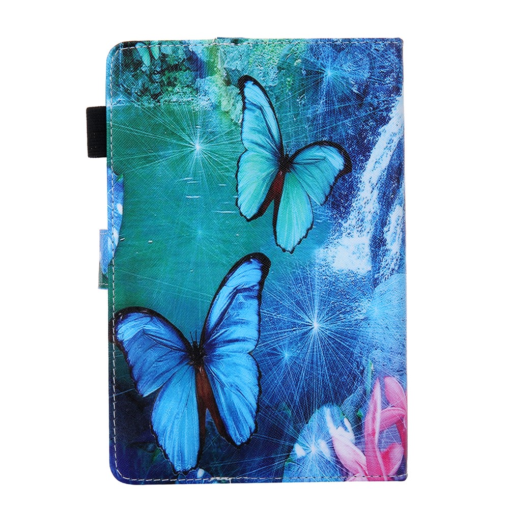 10 Polegadas Padrão Universal De Impressão De Couro PU + TPU Stand Tablet Case Para Ipad 9,7 Polegadas (2018) Etc. - Cachoeira E Borboleta-2