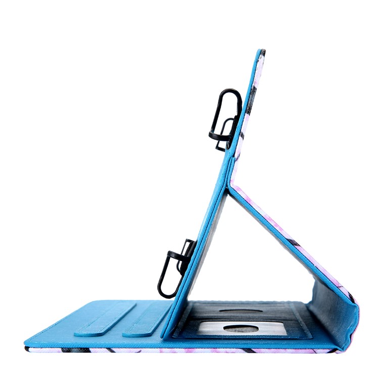 Impressão Padrão Universal PU Couro Stand Tablet Capa Para Tablets De 8 Polegadas - Gato-7