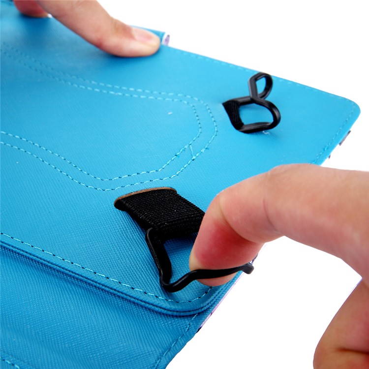 Impressão Padrão Universal PU Couro Stand Tablet Capa Para Tablets De 8 Polegadas - Gato-9