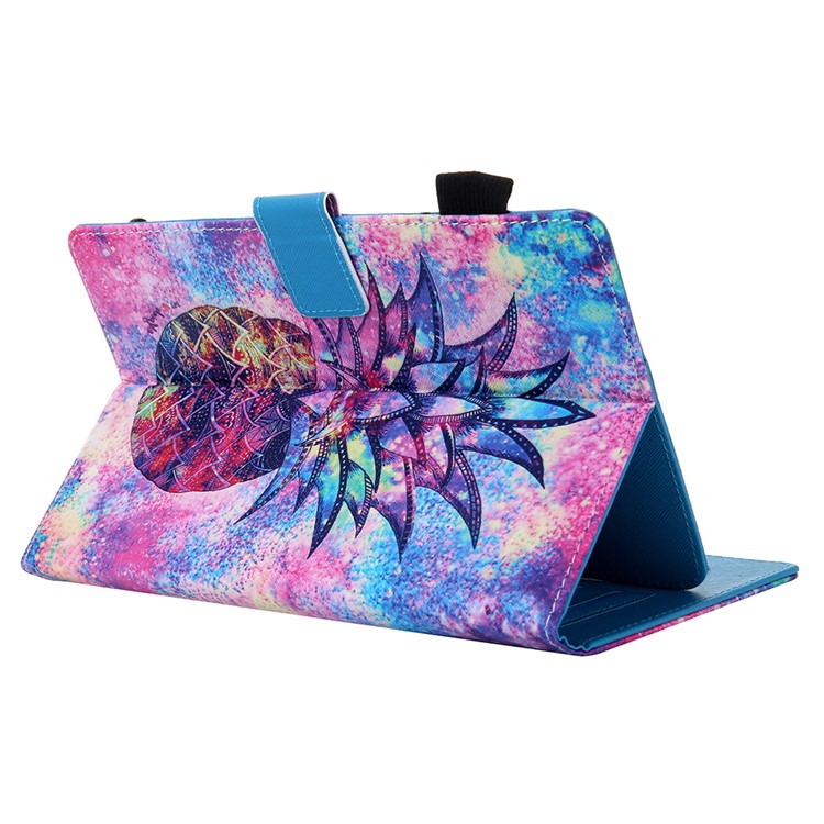 Universal Pattern Printing PU Leather Stand Tablet Cover for 8 inch Tablets - Pineapple-3
