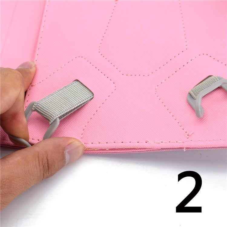 Universal Pattern Printing PU Leather Stand Wallet Shell for 8 inch Tablets - Cat-10