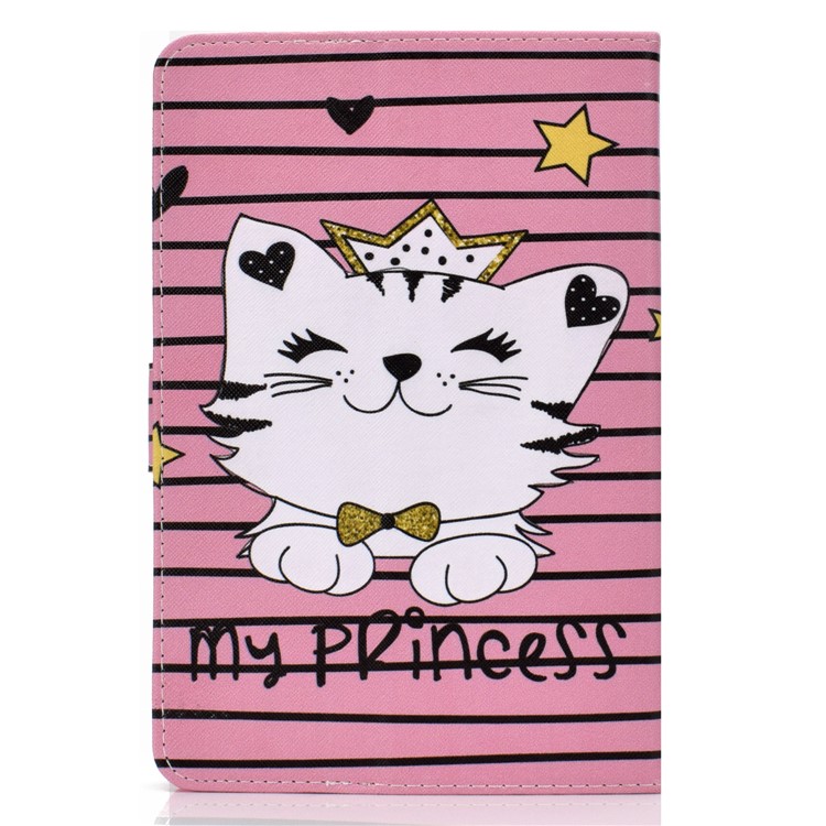 Universal Pattern Printing PU Leather Stand Wallet Shell for 8 inch Tablets - Cat-3