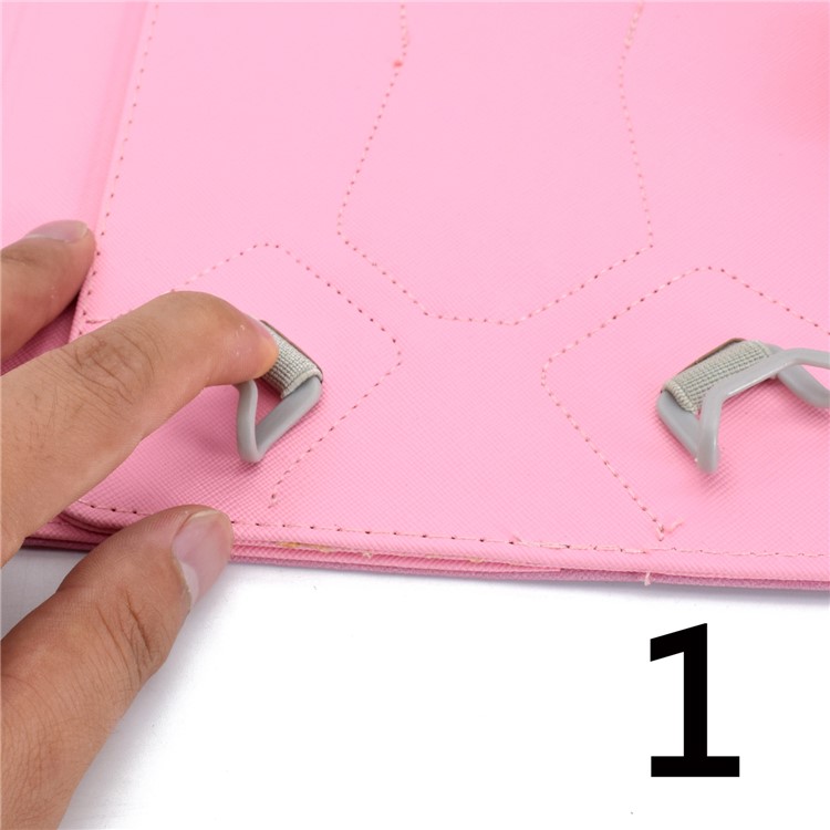 Universal Pattern Printing PU Leather Stand Wallet Shell for 8 inch Tablets - Cat-9