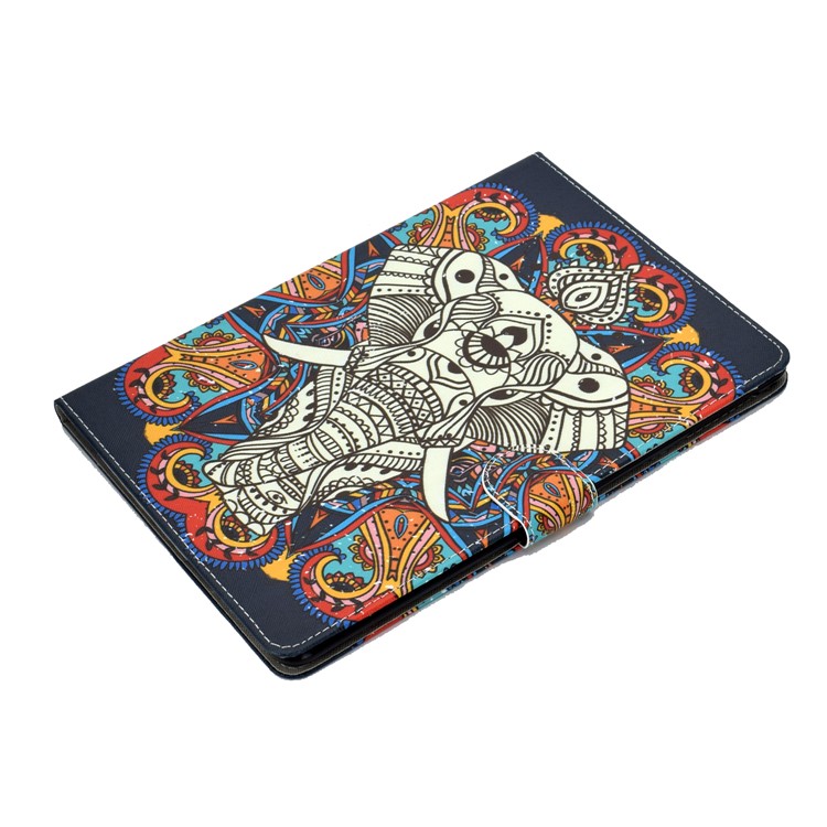 Pattern Leather Tablet Case for iPad Air (2013)/Air 2/Pro 9.7 inch (2016)/9.7-inch (2017)/(2018) - Elephant-5