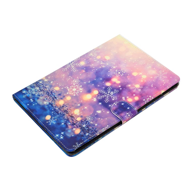 Кожаный Чехол Для Планшета С Рисунком Для Ipad Air (2013 Г.) / Air 2 / Pro 9,7 Дюйма (2016 Г.) / 9,7 Дюймов (2017 Г.) / (2018 Г.) - Свет И Снежинка-5