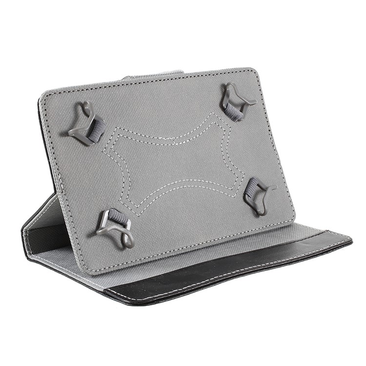 Crazy Horse Texture Leather Universal Tablet Cover for 8-inch Tablets - Black-5