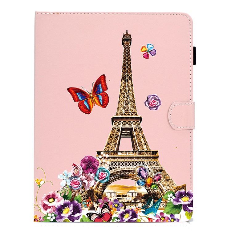 Housse Universel De Recouvrement De La Tablette En Cuir D'impression De Motif Pour Des Comprimés De 8 Pouces - Tour Eiffel-5