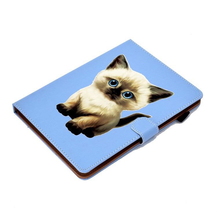 Universal Pattern Printing Leather Tablet Cover Case for 8-inch Tablets - Cute Cat-3