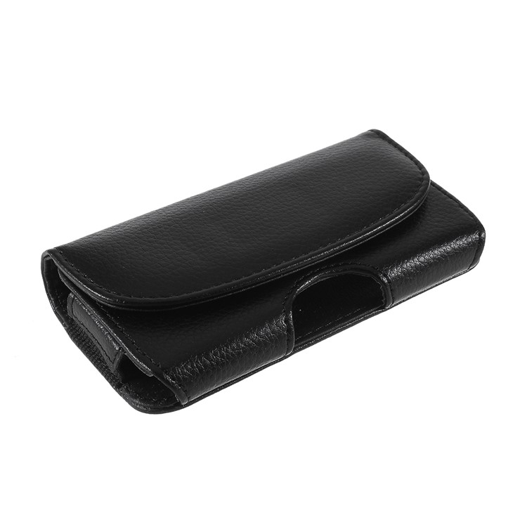 Téléphone Cuir Pochette Téléphone Texture Litchi Cas Clip Universel Sac De Taille Suspendu Pour Les Téléphones Intelligents De 4,7 Pouces-4