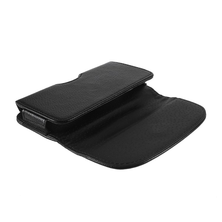 Téléphone Cuir Pochette Téléphone Texture Litchi Cas Clip Universel Sac De Taille Suspendu Pour Les Téléphones Intelligents De 4,7 Pouces-5