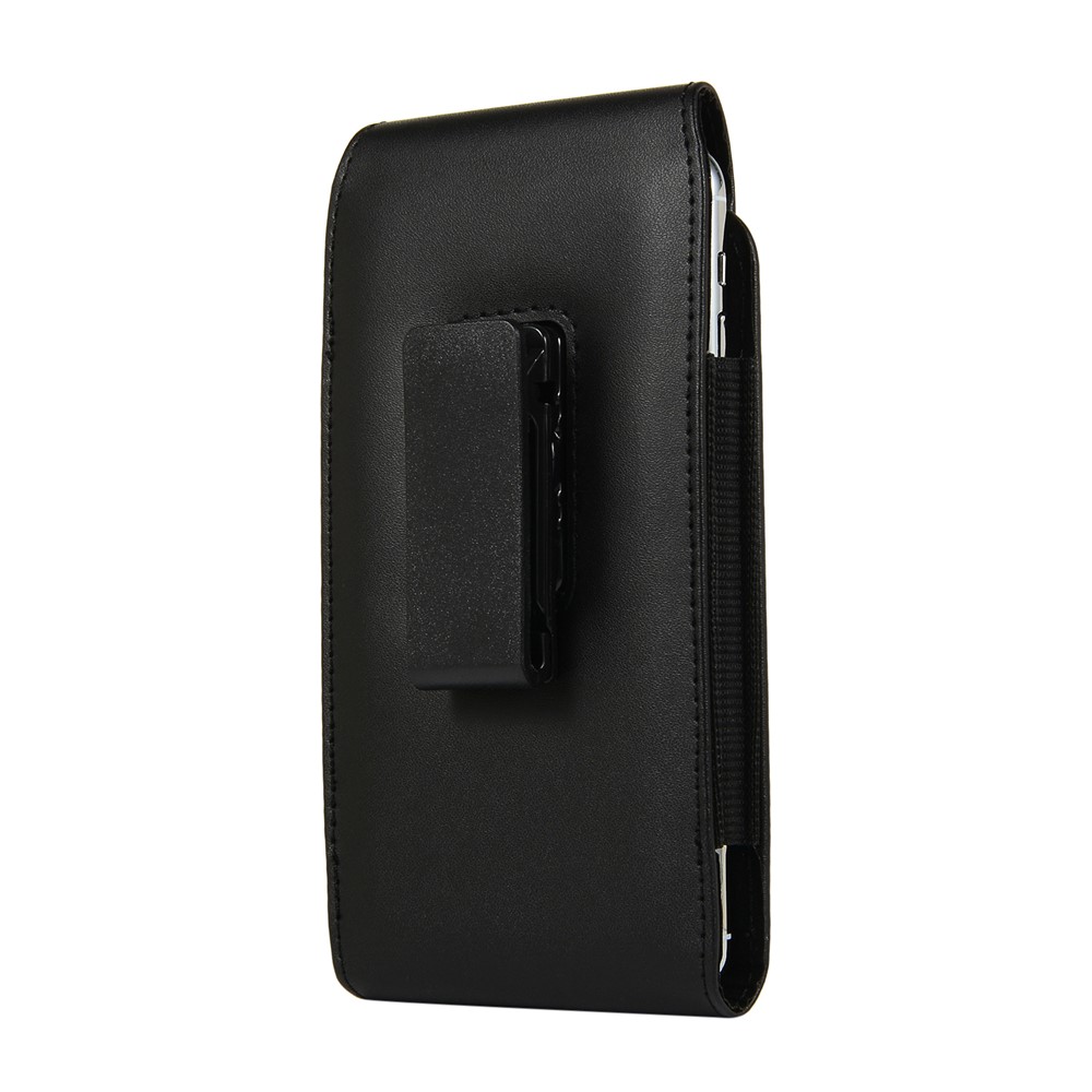 6.3 inch Universal Clip-on Waist Bag Card Holder Pouch Leather Phone Cover for iPhone 11/11 Pro/XR/XS-3