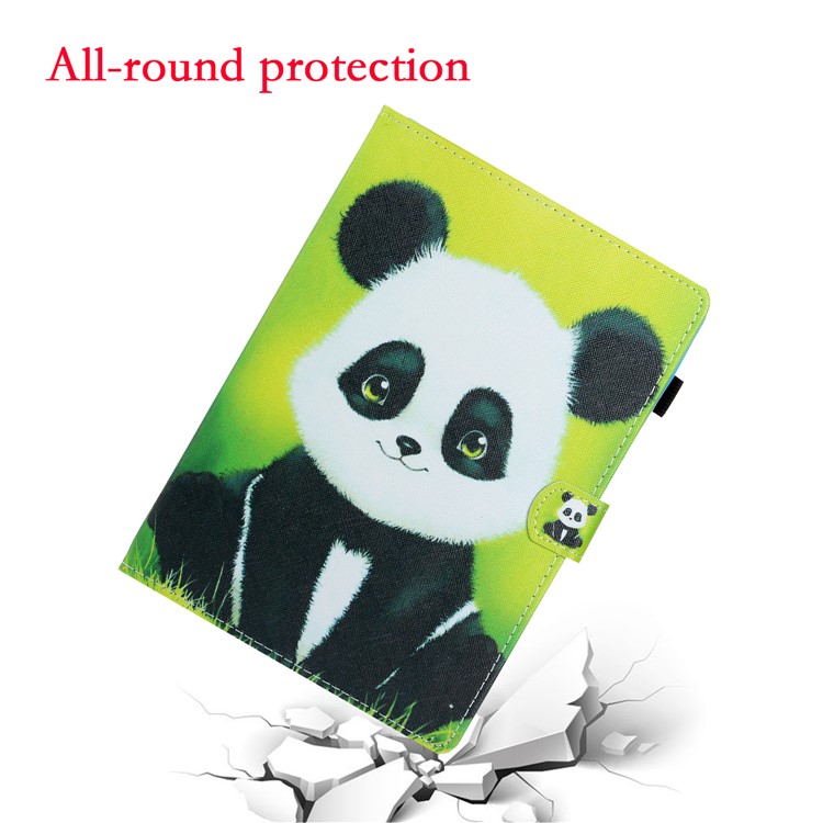 Universal Pattern Printing Leather Tablet Cover for 7-inch Tablets - Panda-3