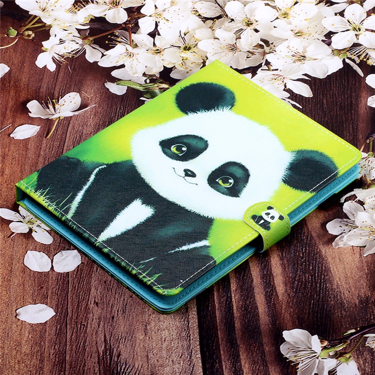 Universal Pattern Printing Leather Tablet Cover for 7-inch Tablets - Panda-5