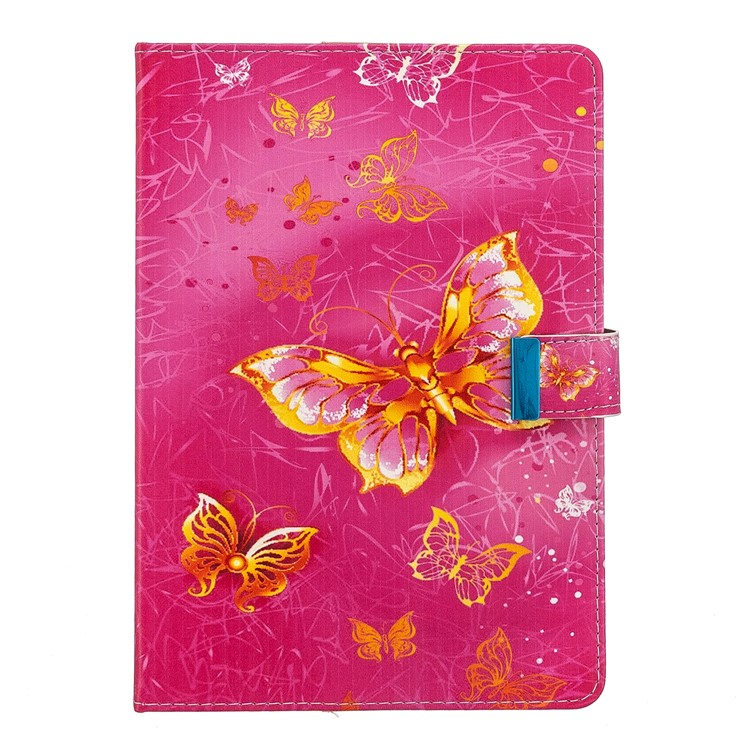 Impressão Padrão Carteira Universal Cobertura Tablet Couro Para PC Tablet De 8 Polegadas - Borboletas-2