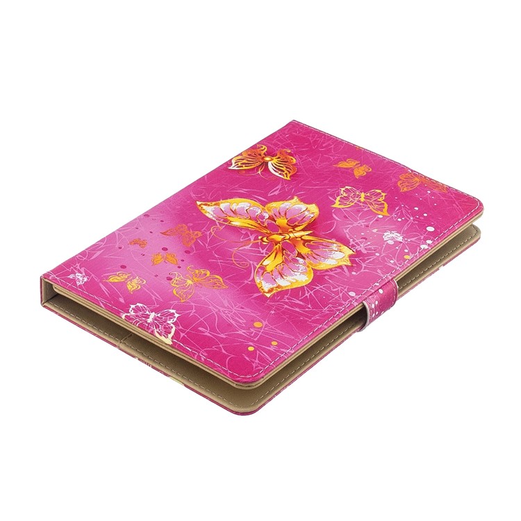 Impressão Padrão Carteira Universal Cobertura Tablet Couro Para PC Tablet De 8 Polegadas - Borboletas-5