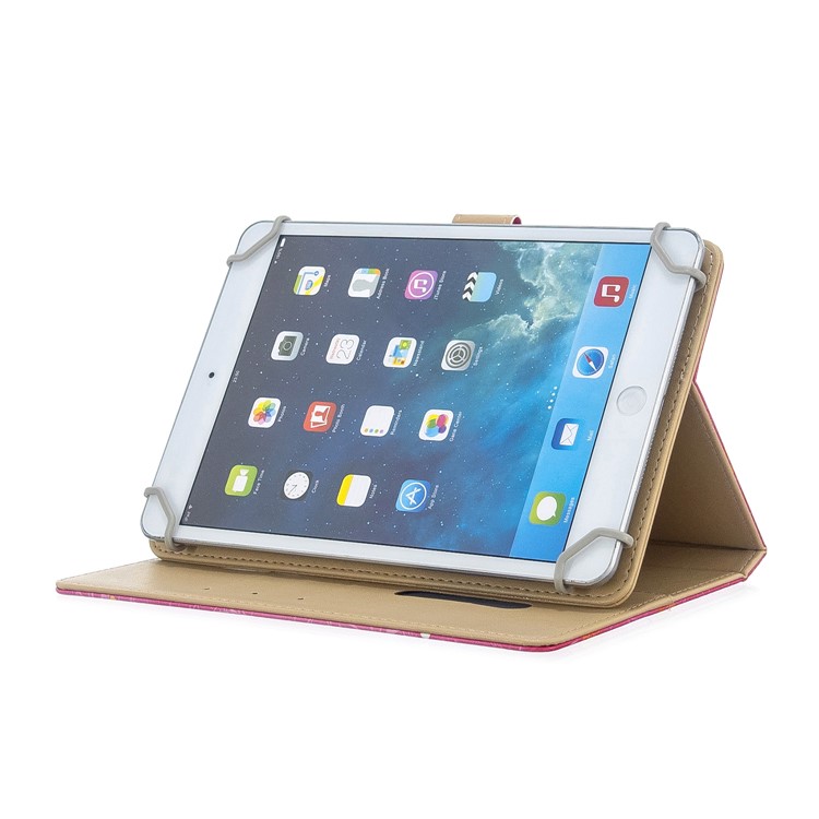 Impressão Padrão Carteira Universal Cobertura Tablet Couro Para PC Tablet De 8 Polegadas - Borboletas-7