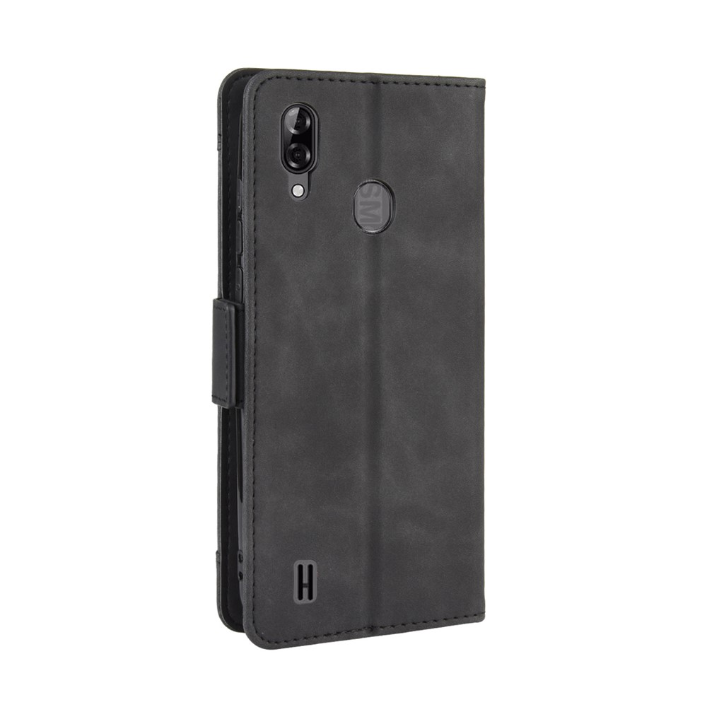 Wallet Stand Flip Leather Phone Cover for Blackview A60 - Black-7