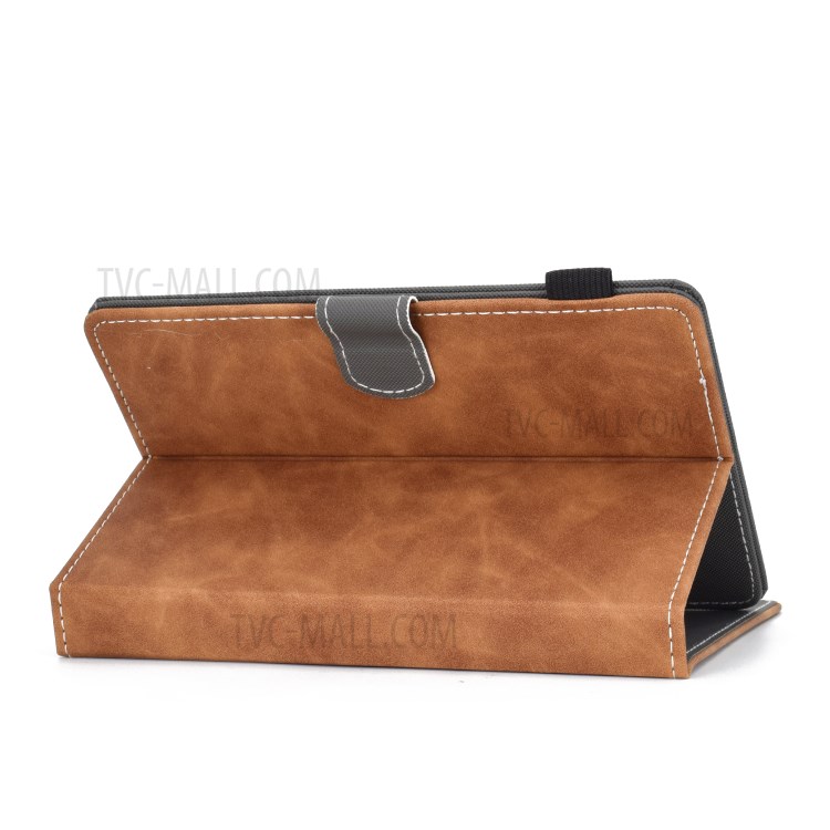 Druckt Elefantenmuster Universal-Leder-Kartenhalterkasten Für 8-Zoll-Tablet-PC - Braun-7