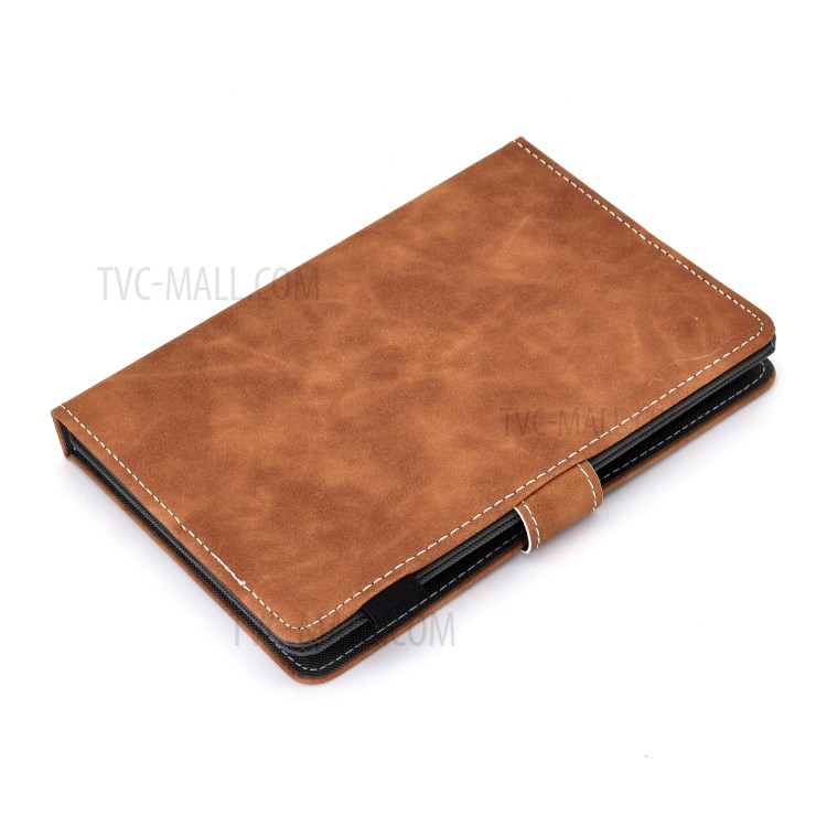 Druckt Elefantenmuster Universal-Leder-Kartenhalterkasten Für 8-Zoll-Tablet-PC - Braun-9