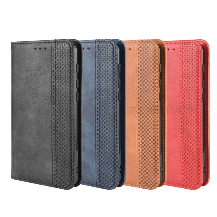 Auto-absorbed Retro Leather Special Cover for Umidigi A3s - Black-13