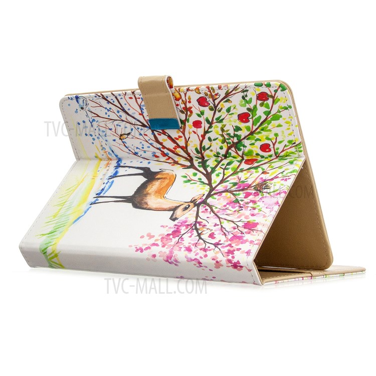 Universal PU Leather + TPU Flip Tablet Cover for 8-inch Tablets - Elk-8