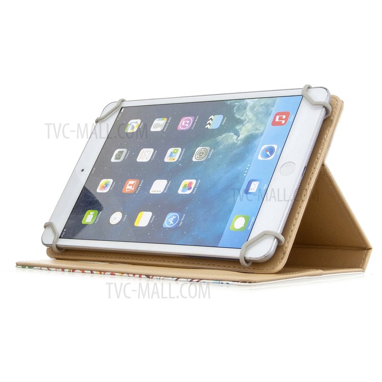 Universal PU Leather + TPU Flip Tablet Cover for 8-inch Tablets - Elk-9