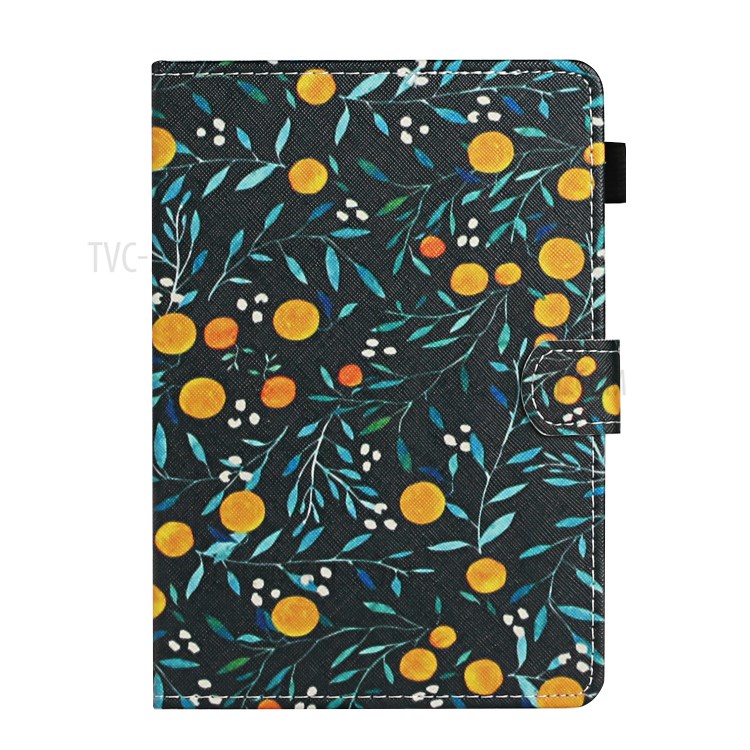 Modello Di Slot Per Schede Di Stampa Basamento Della Copertura Tablet In Pelle Per Tablet Da 10 Pollici - Arancia-2