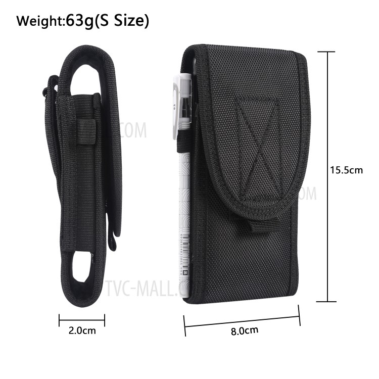 Universal Men Waist Bag Phone Case Cover for 4.0/4.7/5.0/5.3 inch Phones - Black-3