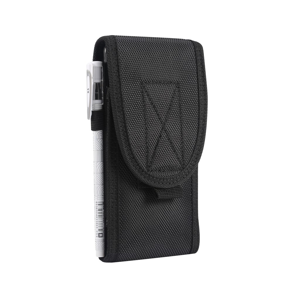 Universal Men Waist Phone Bag Case Cover for 5.5/6.3/6.5/6.7/7.2 inch Phones - Black-1