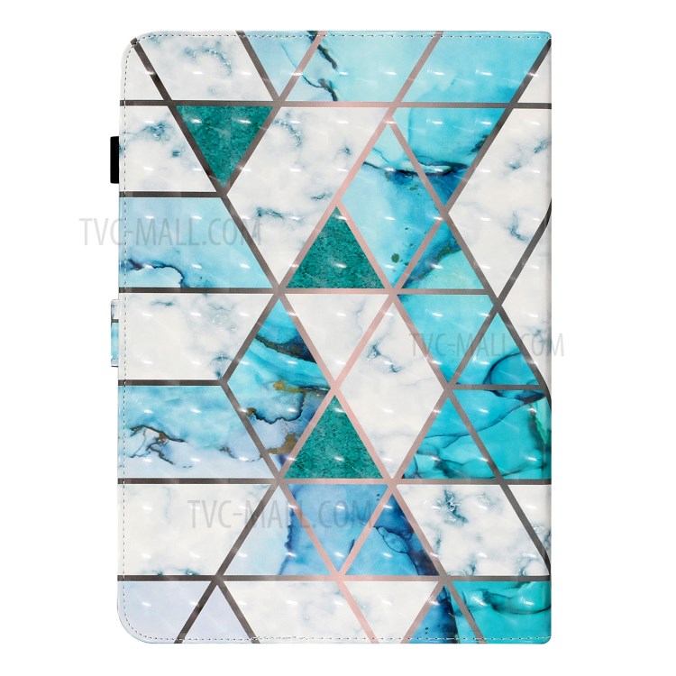 Light Spot Decor Pattern Printing Card Holder Leather Stand Protective Case for 10-inch Tablets - Marble Pattern-4