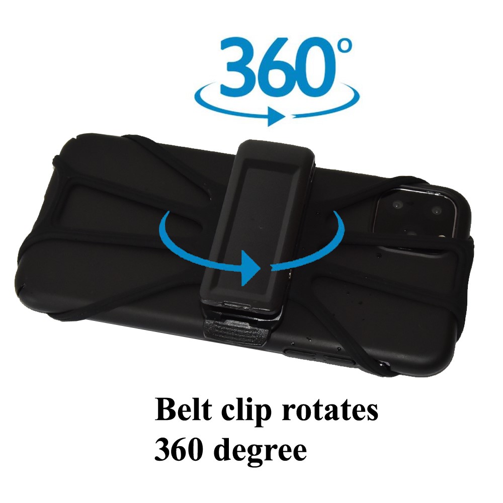 Universal Flexible Octopus Shape Phone Case + 360-degree Rotatable Belt Clip-6