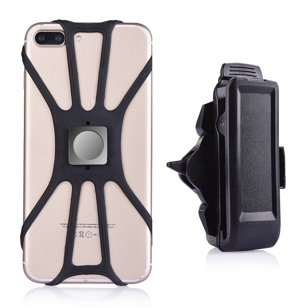 Universal Flexible Octopus Shape Magnetic Phone Shell + Belt Clip-1