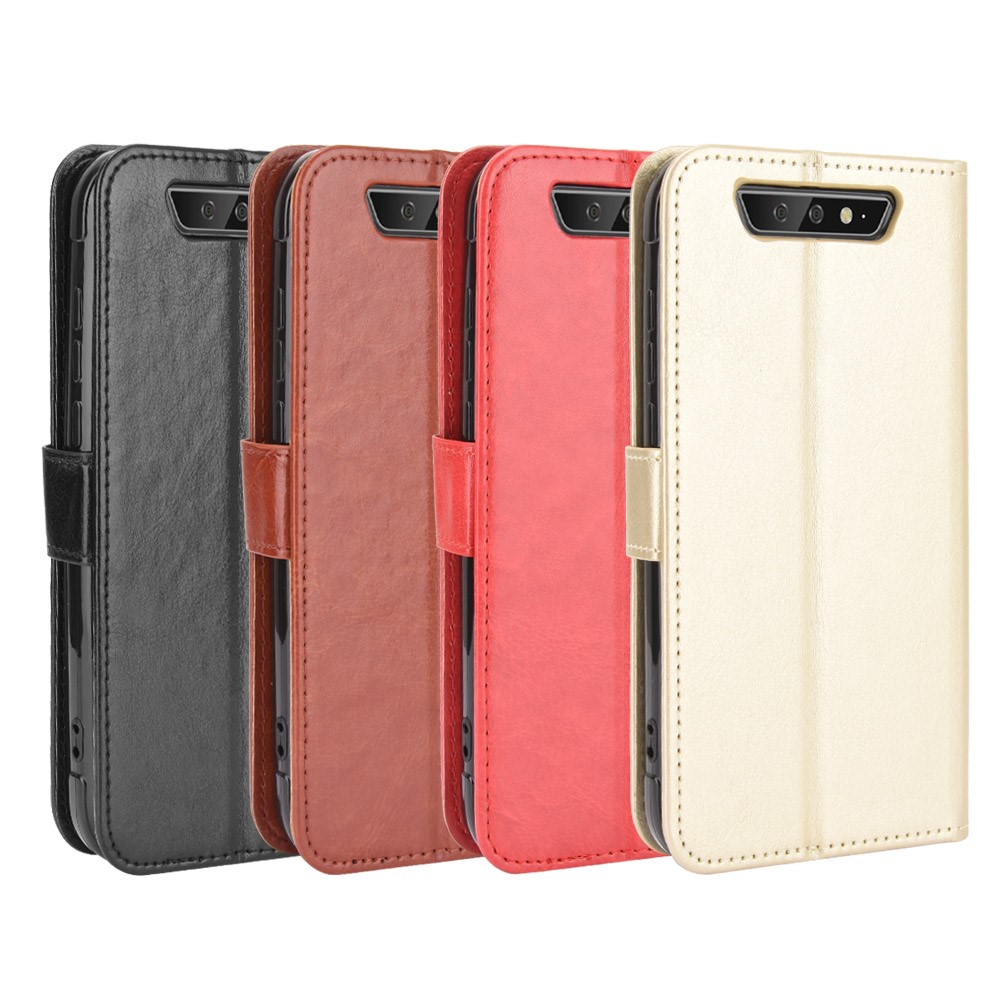 Crazy Horse PU Leather Wallet Case for Blackview BV5500/BV5500 Pro/BV5500 Plus - Black-10