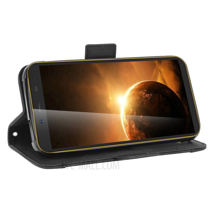 Wallet Leather Stand Case for Blackview BV5500/BV5500 Pro/BV5500 Plus - Black-7