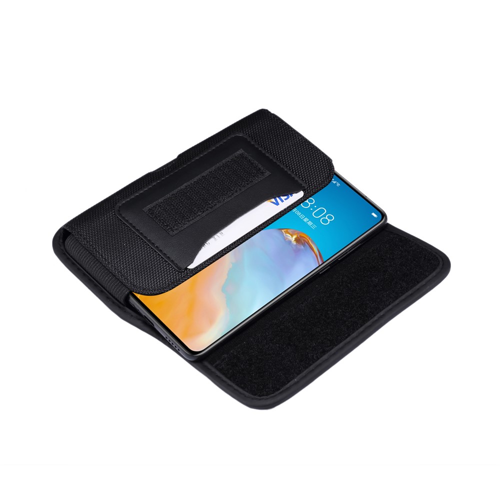 Universal Hanging Waist Bag Card Holder Pouch Men's Wallet Mobile Phone Bag for 5.2-inch Smartphones-7