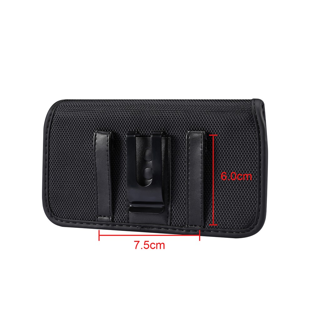 Bolsa de Carteira de Carteira de Cintura Suspensa Universal Bolsa de Celular da Carteira Masculina Para Smartphones de 5,4 Polegadas