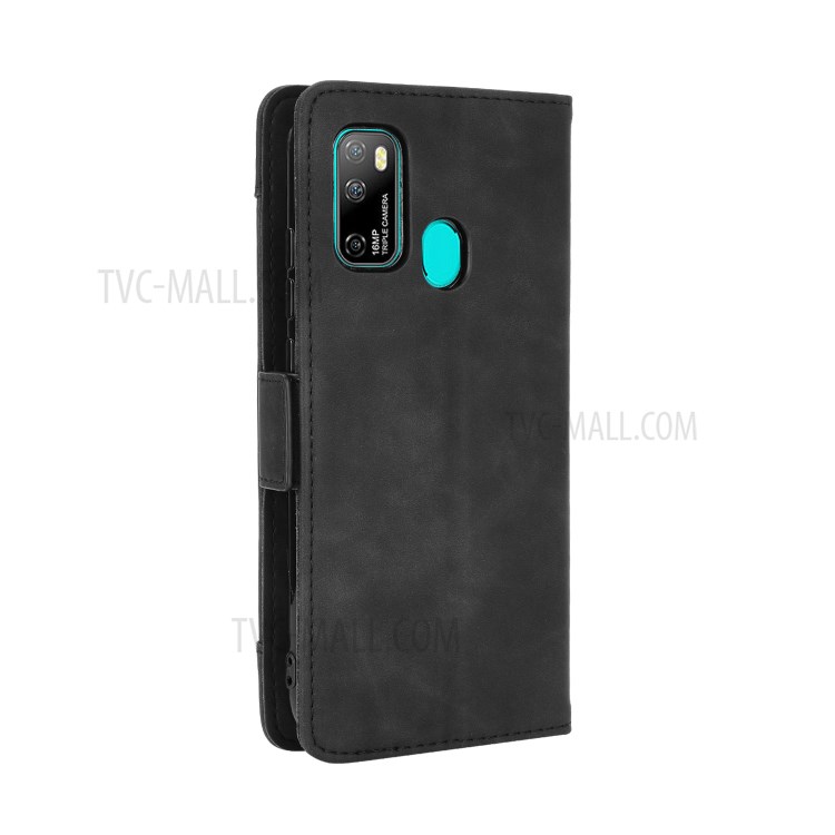 Wallet Stand Flip Leather Protective Case for Ulefone Note 9P - Black-7