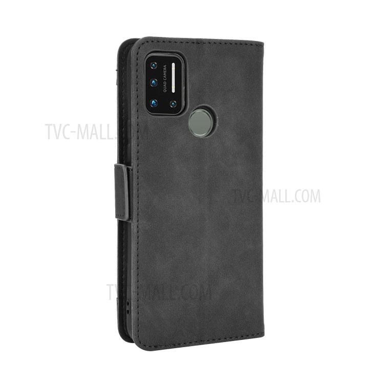 Wallet Stand Flip Leather Cell Phone Case for Umidigi A7 - Black-6