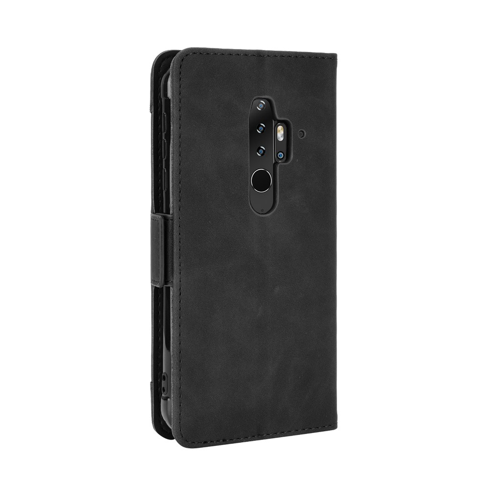 Wallet Stand Flip Leather Phone Shell for Blackview BV6300 Pro - Black-6