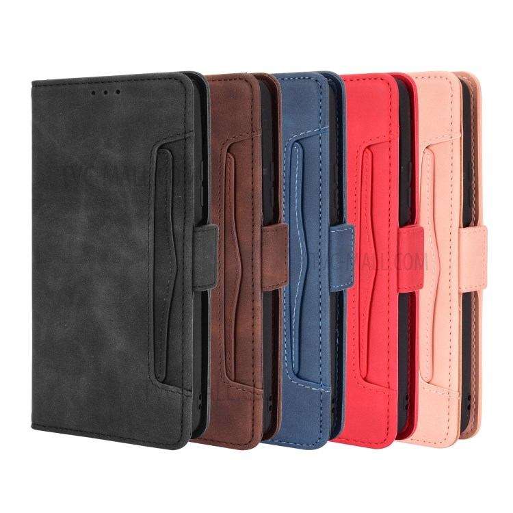 For Infinix Note 8i/X683 Multiple Card Slots Smartphone Protective Cover Stand Leather Case - Black-13