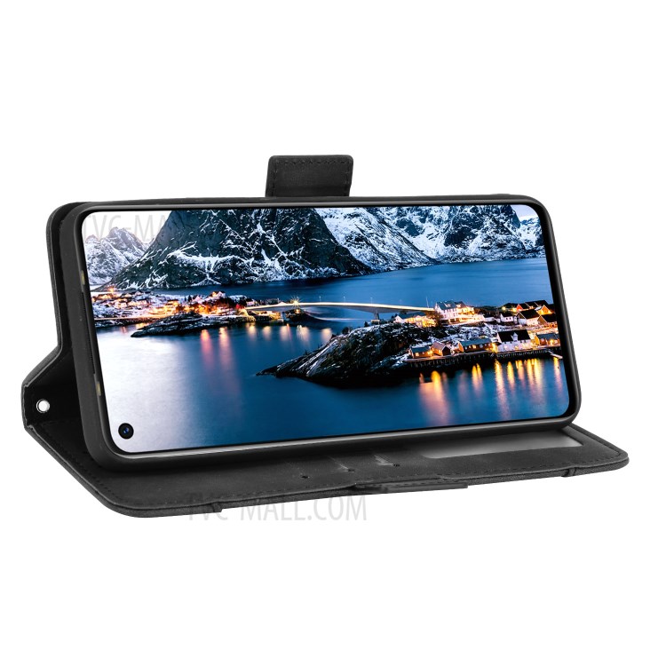 For Infinix Note 8i/X683 Multiple Card Slots Smartphone Protective Cover Stand Leather Case - Black-8