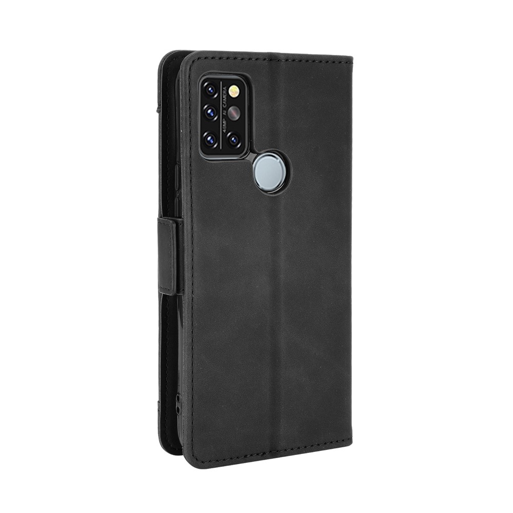 Multiple Card Slots Wallet Stand PU Leather Mobile Phone Cover Case for Umidigi A9 Pro - Black-3