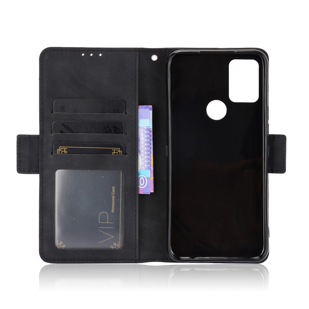 Multiple Card Slots Wallet Stand PU Leather Mobile Phone Cover Case for Umidigi A9 Pro - Black-5