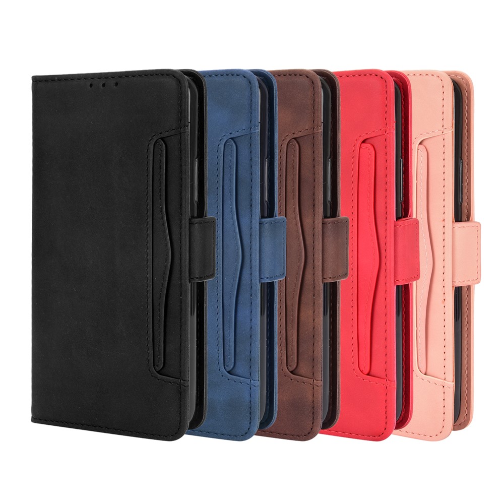 Multiple Card Slots Wallet Stand PU Leather Shell Case for Infinix Hot 10/X682 - Black-11