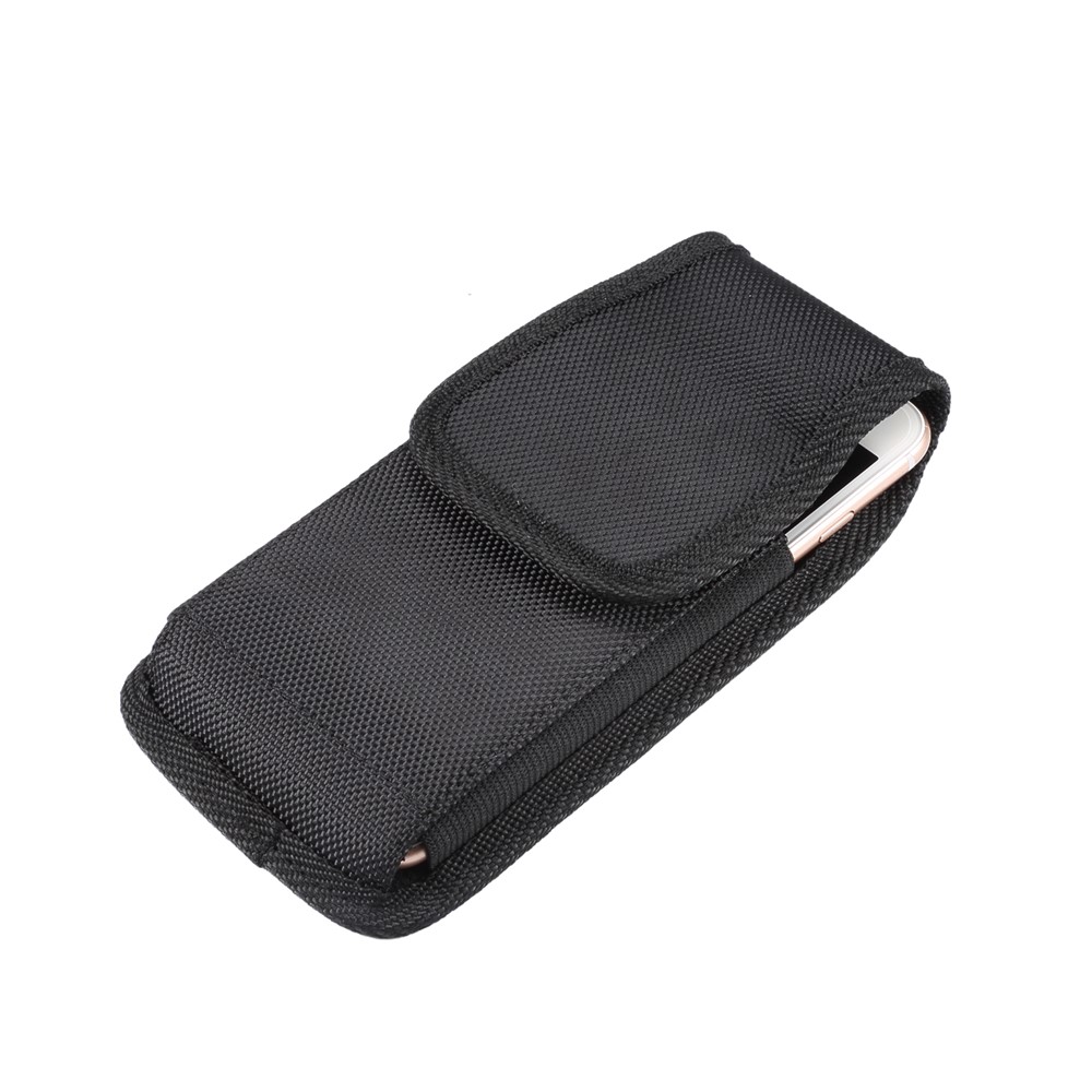7.2 inch Universal Clip Oxford Cloth Hanging Waist Bag Card Pouch Mobile Phone Bag for iPhone Samsung Huawei-6