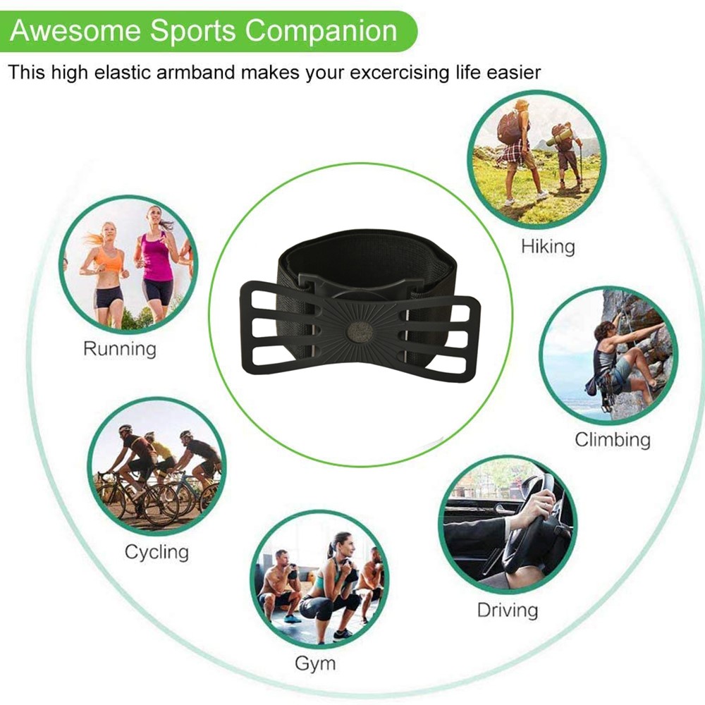 Teléfono Deportivo Caja De Brazalete Universal Gira La Muñeca Elástica Running Band Band Para 4-7 Pulgadas Teléfono-5