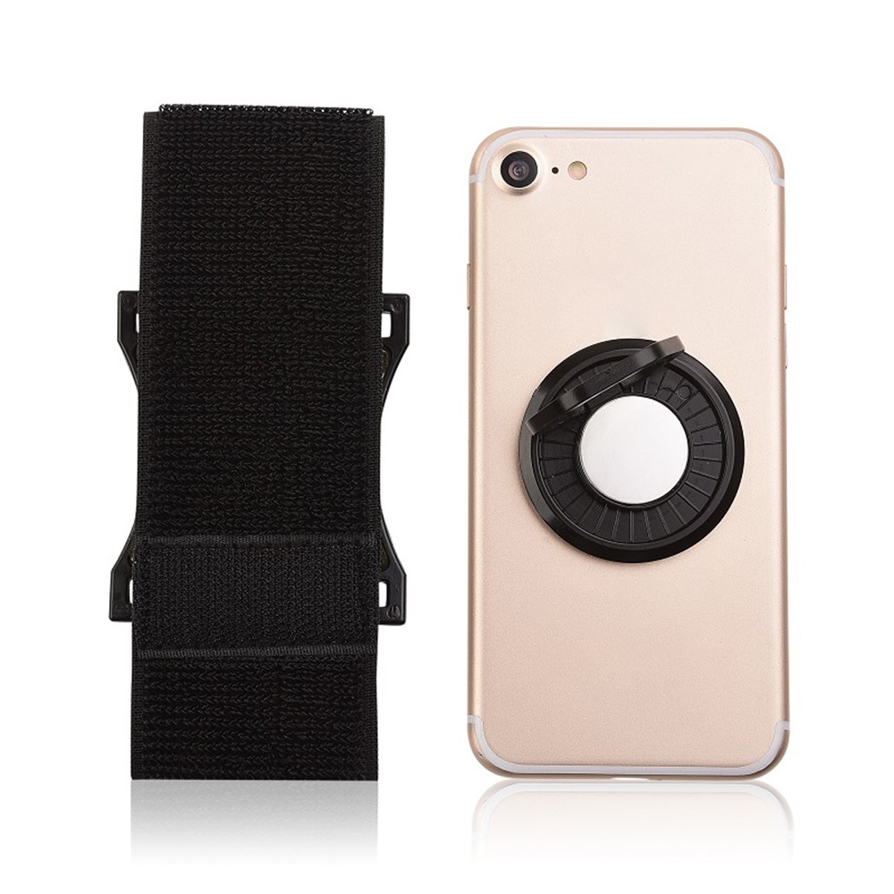 Sports Armband Phone Bracket Holder Detachable Running Wrist Band with Ring Kickstand for 4-7 inch Phone-3