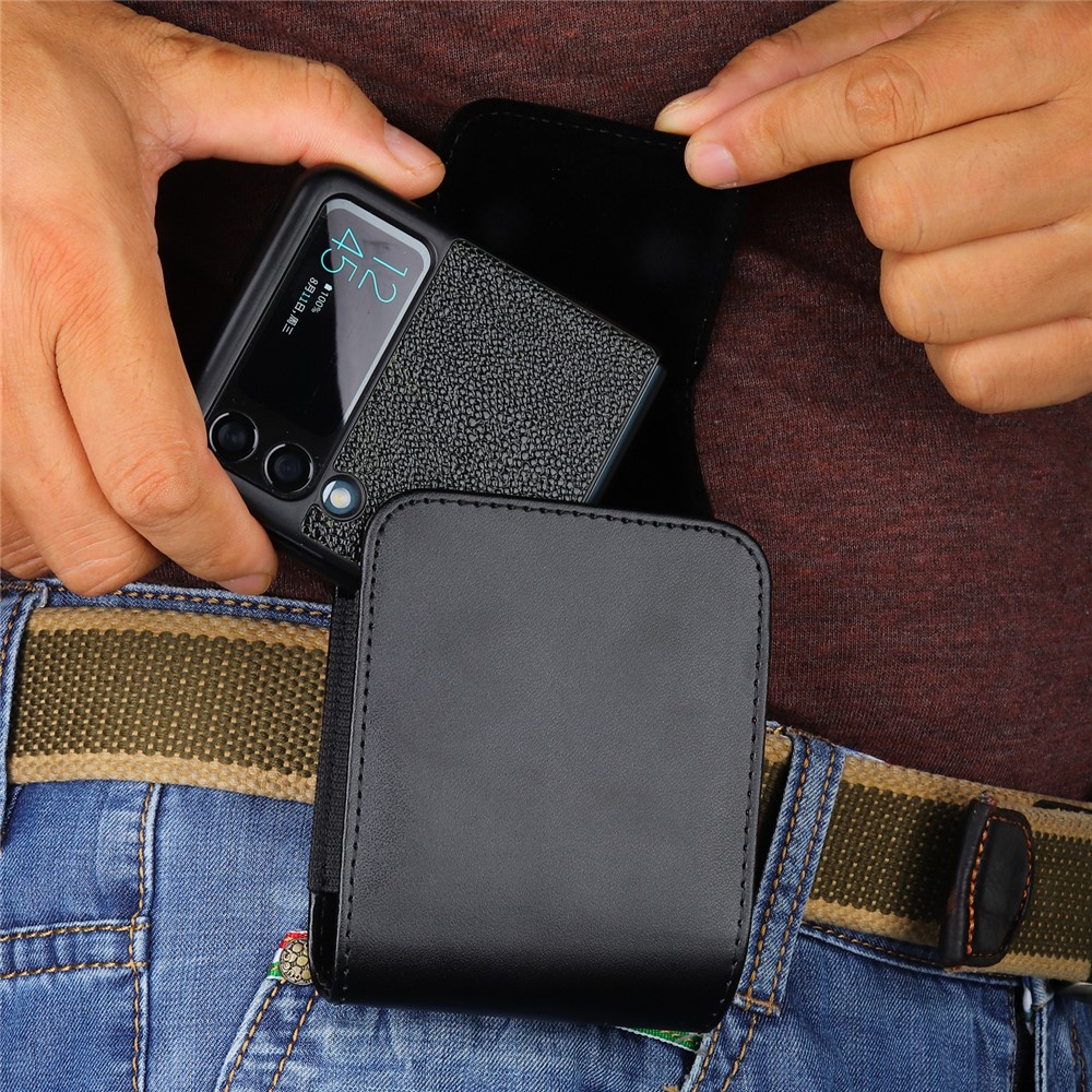 360 Degree Roating Belt Clip Cell Phone Waist Bag for Samsung Galaxy Z Flip3 5G Motorola Razr 5G-11