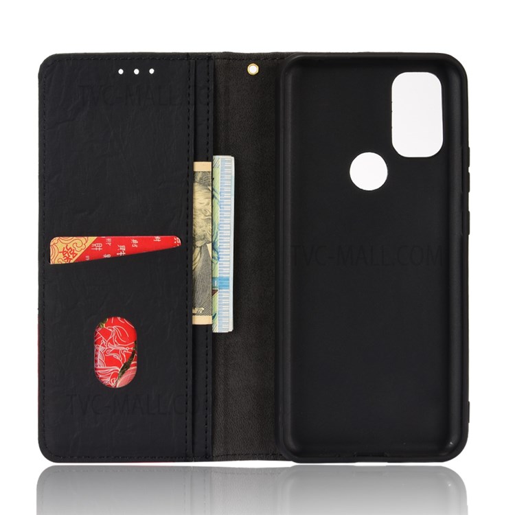 For Blackview A70 Splicing Shockproof PU Leather Flip Cover Stand Wallet Folio Magnetic Absorption Protective Shell - Black-6